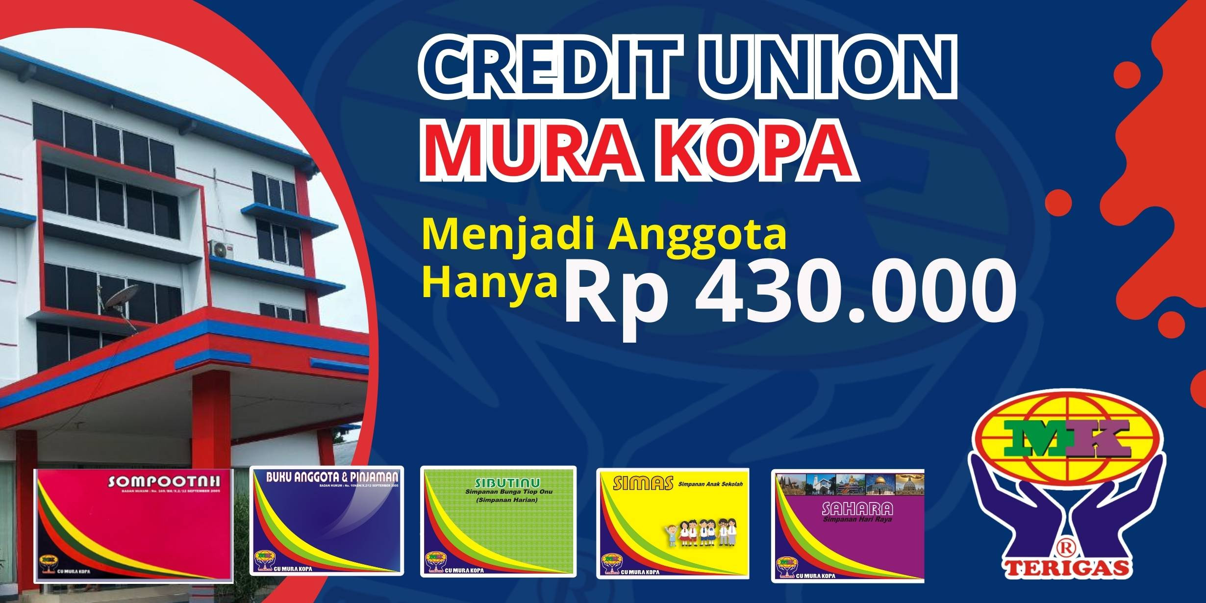 Masuk anggota hanya Rp 450 ribu saja